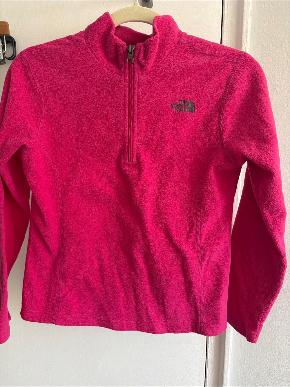 The North Face Half-Zip Fleece Pullover - Hot Pink